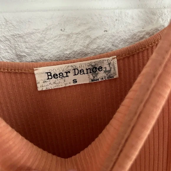 Bear Dance Ribbed Bodycon Mini Dress - Picture 6 of 8